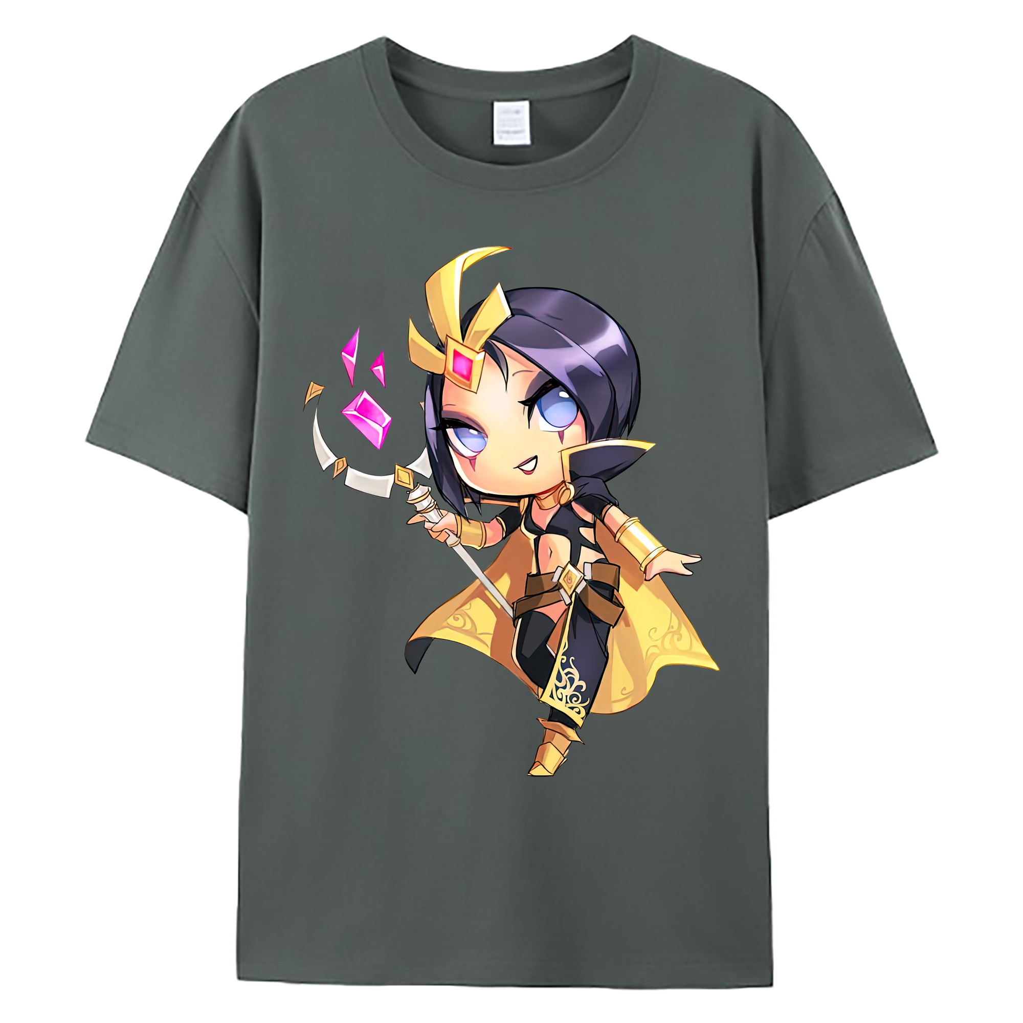 （画像用） リーグ・オブ・レジェンド League of Legends LOL 綿100％ メンズ半袖Tシャツ｜肌触りやわらか＆通気性